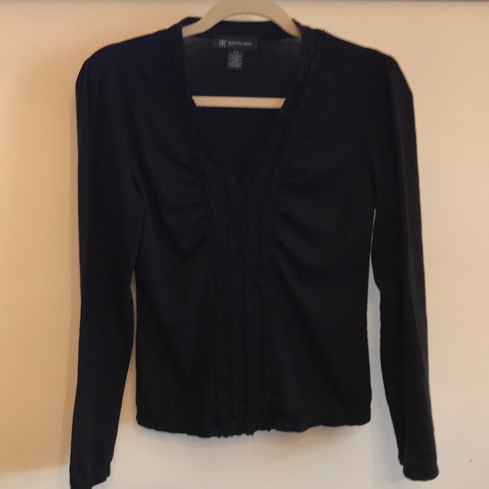 INC Black Long Sleeve top